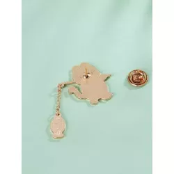 2 piezas/set Broche con diseño de gato