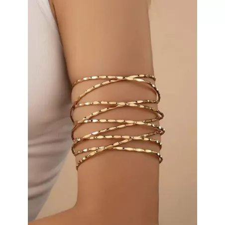 Brazalete con tira cruzada