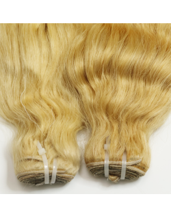 Molet Raw Human Hair Weft Wavy Color 613